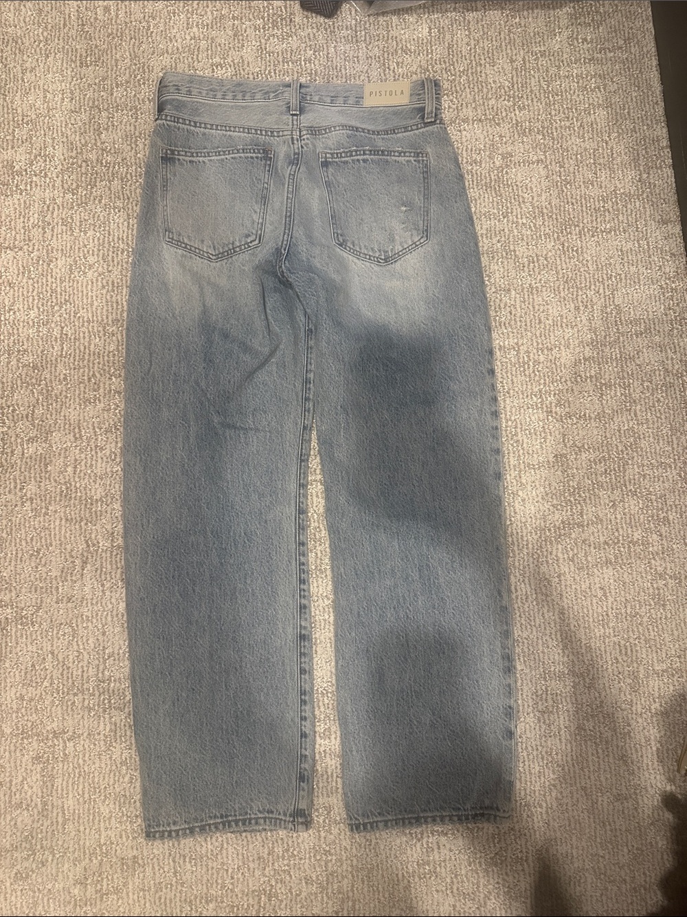 pistola Light Blue 'Bowie' Cropped Straight Jeans - Picture 9 of 9